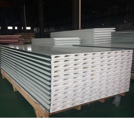 Fire Protection Clean Room Project Wall Panel Ceiling Board Magnesium Oxygen Sulfate Sandwich Panel MgO Board Waterproof Fireproof